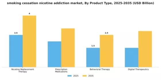 Smoking Cessation Nicotine Addiction Market Segment Image 3
